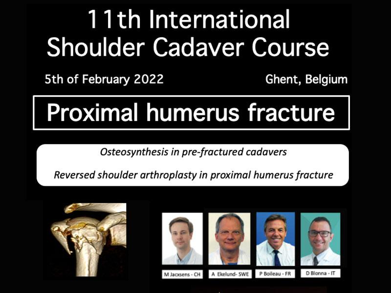 afbeelding bij 11th International Shoulder Cadaver Course
